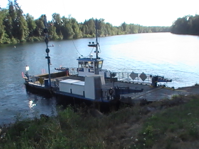 Ferry docked