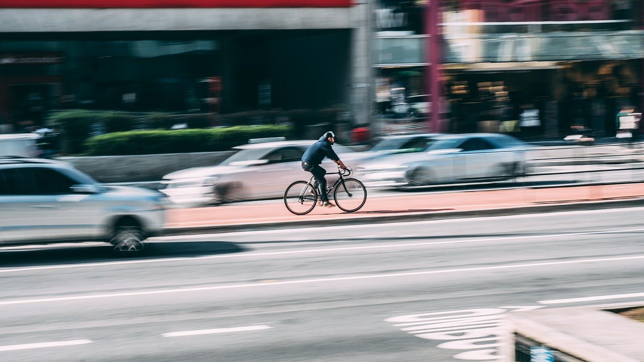 city biking