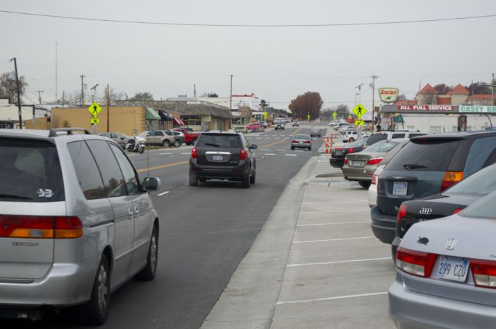 RRFB Rectangular Rapid Flashing Beacons installed in Mission KS